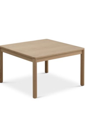Sydney soffbord, fyrkantigt - naturlig ekfaner och ek (80x80)