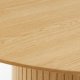Nola spisebord, m. udtrk - natur egefinér (120-167)