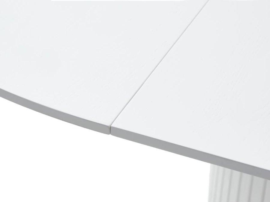 Nola spisebord, m. till�gsplade - hvid egefin�r (�120-167)