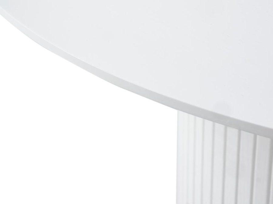 Nola spisebord, m. till�gsplade - hvid egefin�r (�120-167)