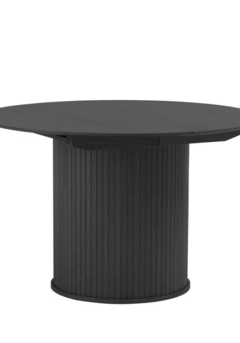 Nola spisebord, m. udtrk - sort egefinér (120-167)