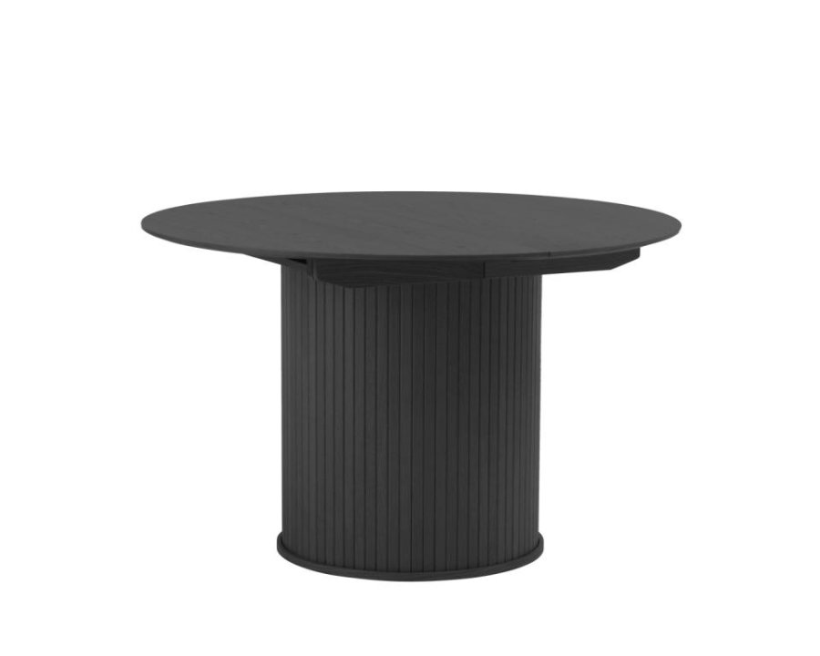 Nola spisebord, m. udtrk - sort egefinér (120-167)