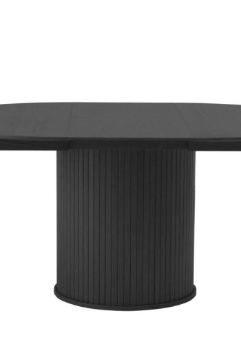 Nola spisebord, m. udtrk - sort egefinér (120-167)