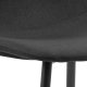 ACT NORDIC Celia spisestuestol - sort stoff og sort stl