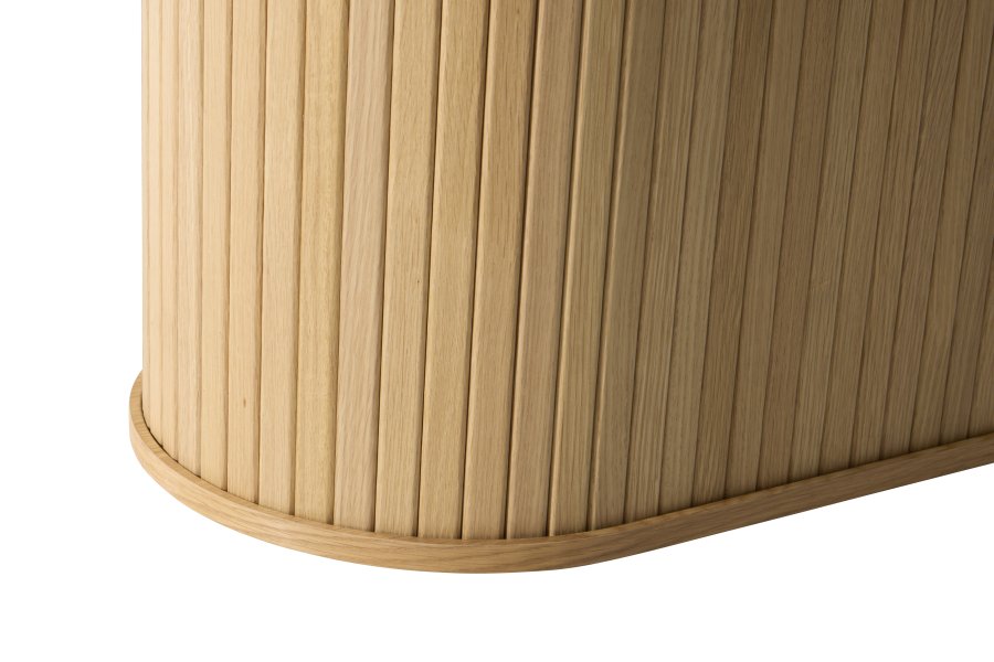 UNIQUE FURNITURE Nola spisebord, m. till�gsplade, oval - natur egetr� (95x180-230)