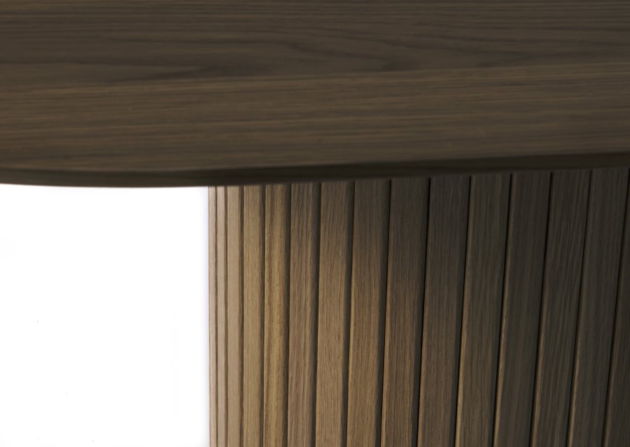 UNIQUE FURNITURE Nola spisebord, m. till�gsplade, oval - r�gfarvet egetr� (95x180-230)