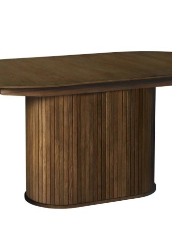 UNIQUE FURNITURE Nola spisebord, m. till�gsplade, oval - r�gfarvet egetr� (95x180-230)