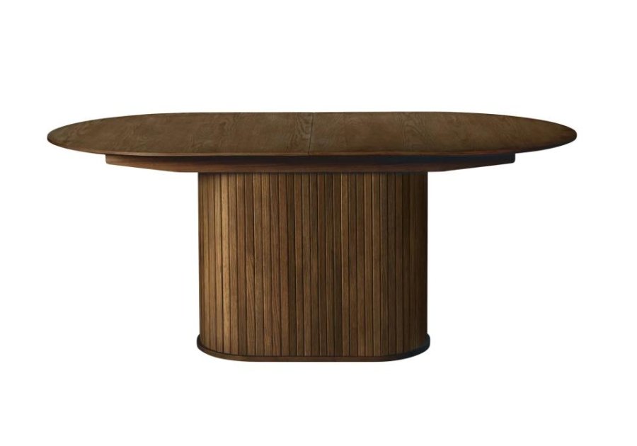 UNIQUE FURNITURE Nola spisebord, m. till�gsplade, oval - r�gfarvet egetr� (95x180-230)