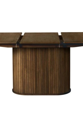 UNIQUE FURNITURE Nola spisebord, m. till�gsplade, oval - r�gfarvet egetr� (95x180-230)