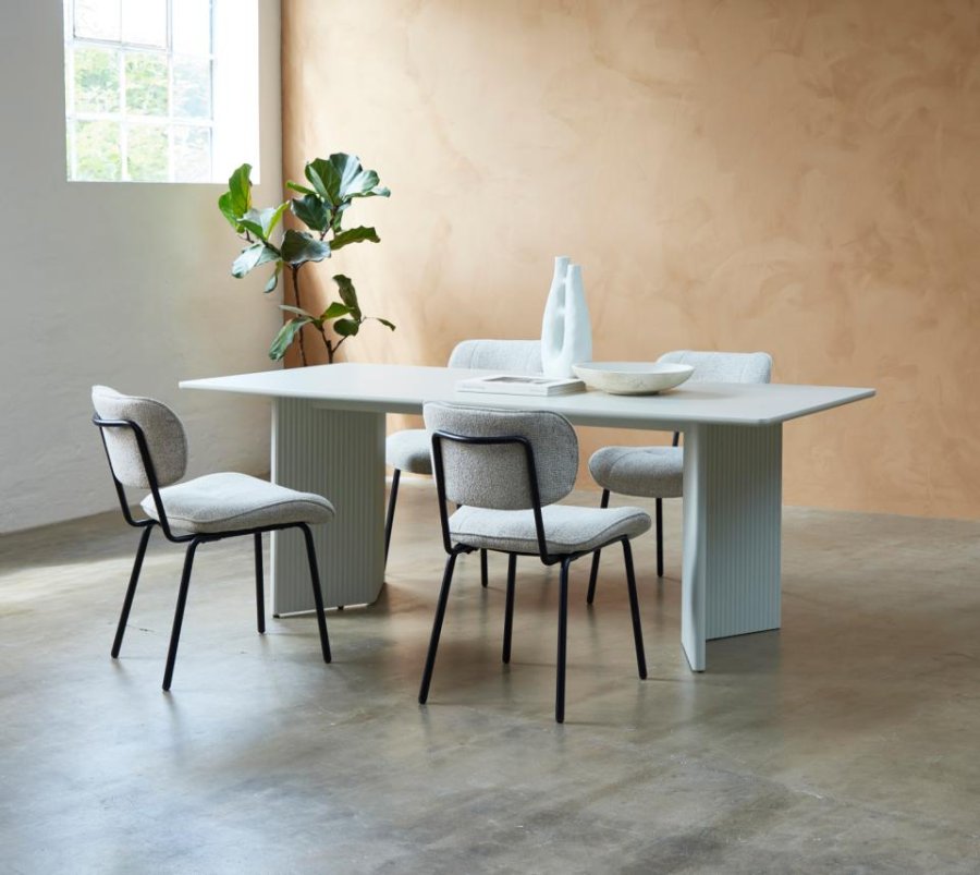 Palma spisebord, rektangulr - greige MDF (90x200)