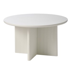 Palma soffbord, runt - greige MDF (80)