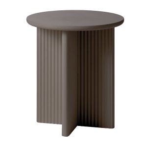 UNIQUE FURNITURE Palma sidebord, rund - taupe MDF (�50)