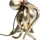 KARE DESIGN Animal Octopus bordlampe - hvid glas og guld polyresin