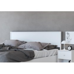 May Natbord - hvidt tr, m. 1 skuffe og 1 rum