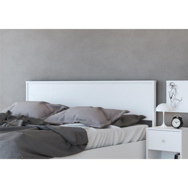 May Natbord - hvidt tr, m. 1 skuffe og 1 rum