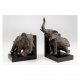 KARE DESIGN Elephants Bokstöd - Brunt Polyresin (Set om 2 cm)