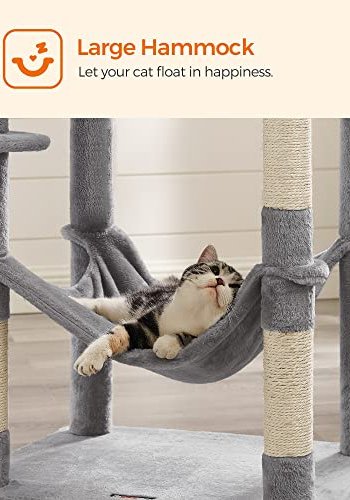 FEANDREA skrapestolpe, 6 niver, 1 stol, 2 huler, 2 Pom Poms, 1 hengekye - lysegr plysj