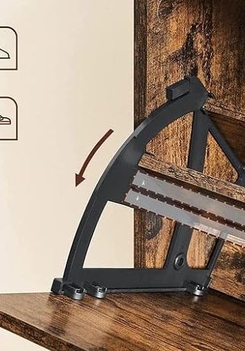 VASAGLE skoskab, m. 3 klaplger - rustik brun spnplade