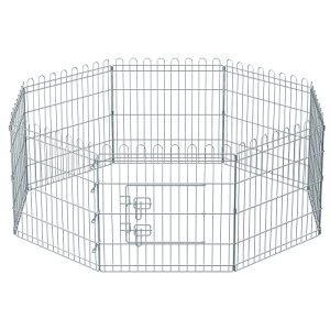 FEANDREA kravlegrd til kledyr, hunde, kaniner og hns, til inde og ude brug - slv stl