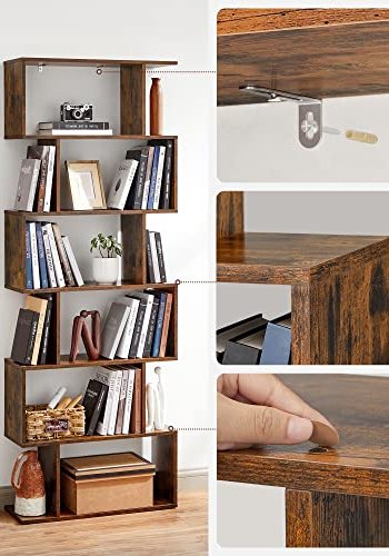 VASAGLE cube display bokhylle og romdeler - brun sponplate