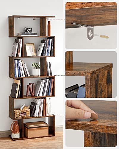 VASAGLE cube display bokhylle og romdeler - brun sponplate