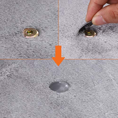 FEANDREA skrapestolpe, 4 niver, 1 solseng, 1 hule, 1 kurv - lys gr plysj