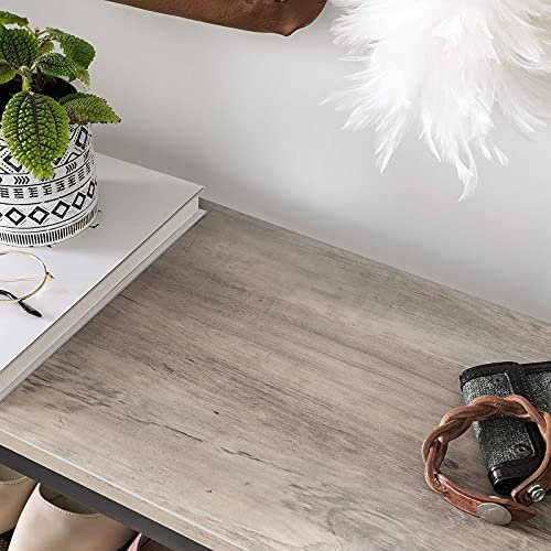 VASAGLE skohylle, m. 4 nettinghyller - greige sponplater og sort stl