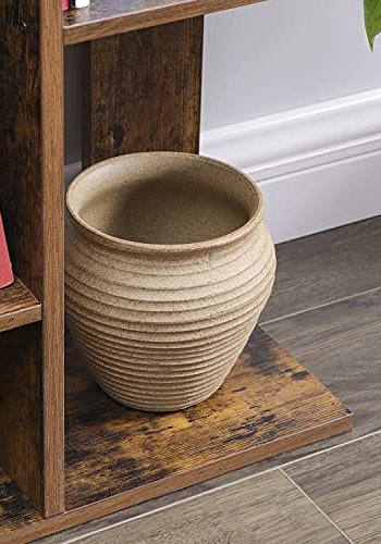 VASAGLE bokhylle, m. 13 rom - rustikk brun sponplate