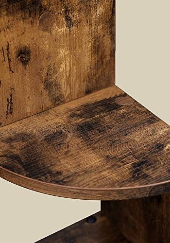 VASAGLE hjrnehylde - rustik brun spnplade