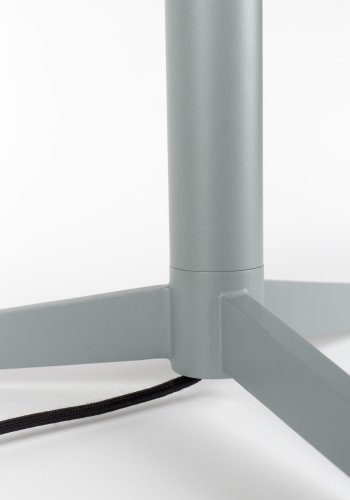 ZUIVER Shelby bordlampe - gr bomull/lin og jern