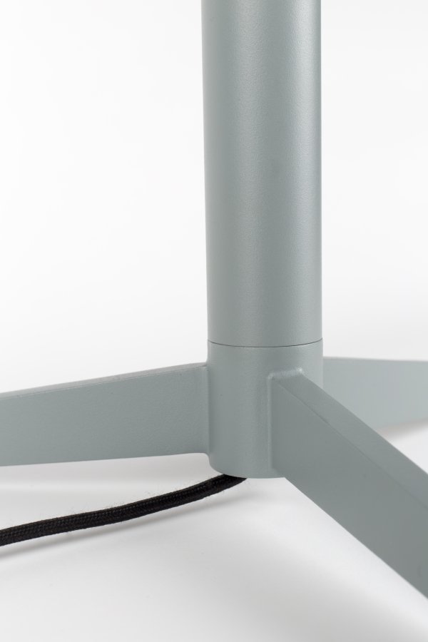 ZUIVER Shelby bordlampe - gr bomull/lin og jern