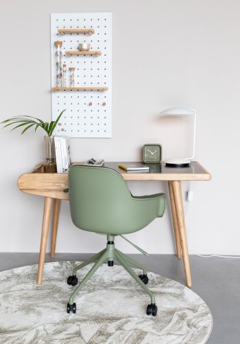 ZUIVER Pixie skrivebordslampe - hvitt jern