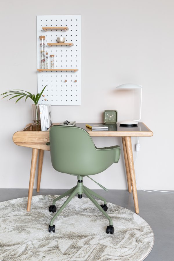 ZUIVER Pixie skrivebordslampe - hvitt jern