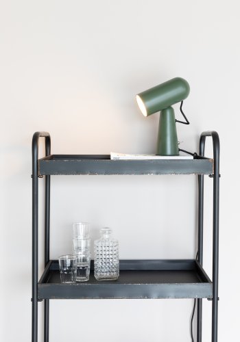 WHITE LABEL LIVING Vesper skrivebordslampe - grnt jern