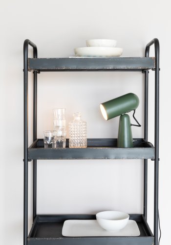 WHITE LABEL LIVING Vesper skrivebordslampe - grnt jern