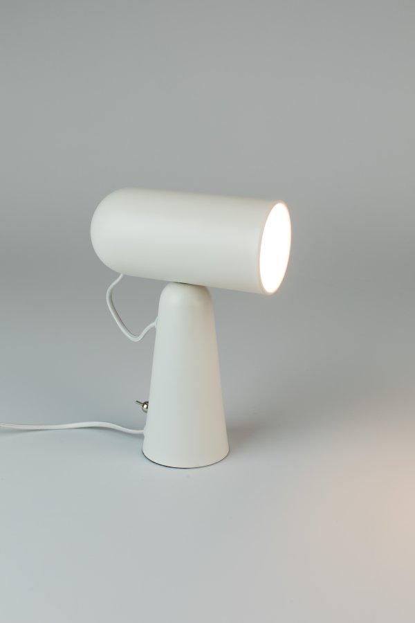 WHITE LABEL LIVING Vesper skrivebordslampe - hvitt jern