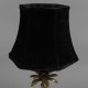 DUTCHBONE Cresta Tischlampe - schwarzes Polyester und Aluminium