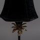 DUTCHBONE Cresta Tischlampe - schwarzes Polyester und Aluminium