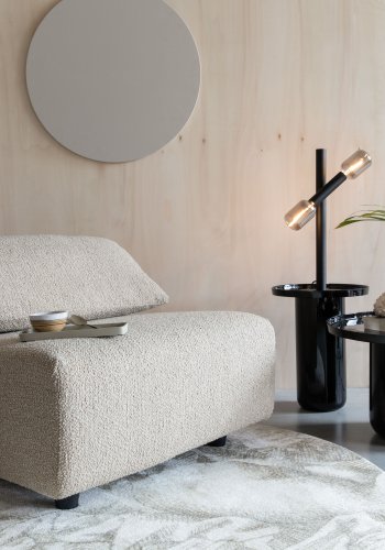 ZUIVER Hawk bordlampe - svart jern