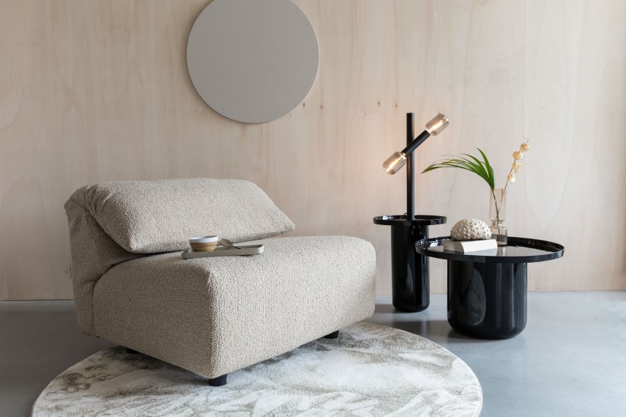 ZUIVER Hawk bordlampe - svart jern