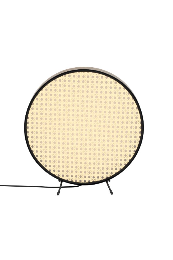 ZUIVER Sien bordlampe - naturlig rotting og brun valntt finish