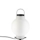 ZUIVER Nomad bordlampe - hvitt glass og jern