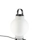 ZUIVER Nomad bordlampe - hvitt glass og jern