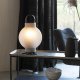 ZUIVER Nomad bordlampe - hvitt glass og jern