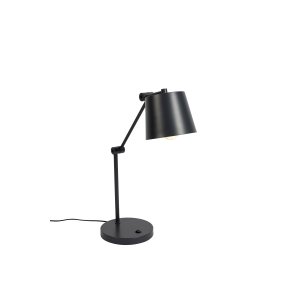 WHITE LABEL LIVING Hajo skrivebordslampe - svart jern