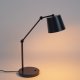 WHITE LABEL LIVING Hajo skrivebordslampe - svart jern
