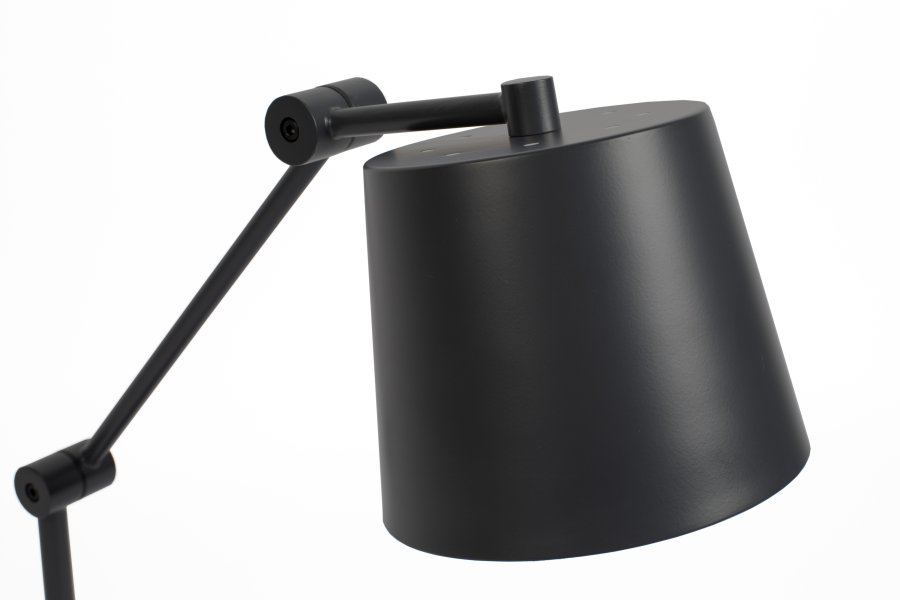 WHITE LABEL LIVING Hajo skrivebordslampe - svart jern