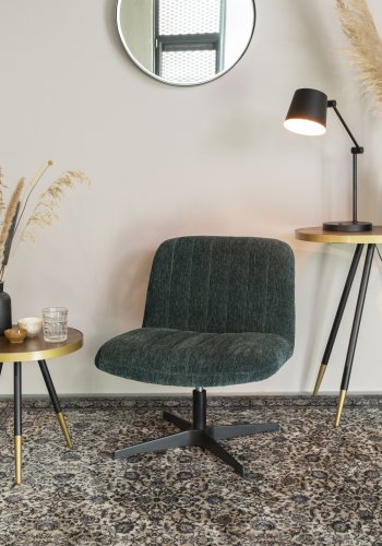 WHITE LABEL LIVING Hajo skrivebordslampe - svart jern