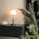 ZUIVER Orion bordlampe - opalt glass og sort marmor