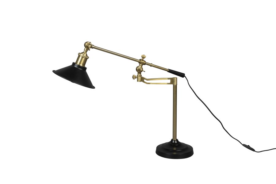 DUTCHBONE Skrivebordslampe Penelope Svart